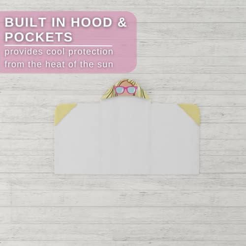 Barbie Hooded Bath Towel Wrap 24x50 by Franco Kids