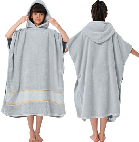 VOOVA MOVAS Thick Hooded Bath Towel for Kids 8-14 Years