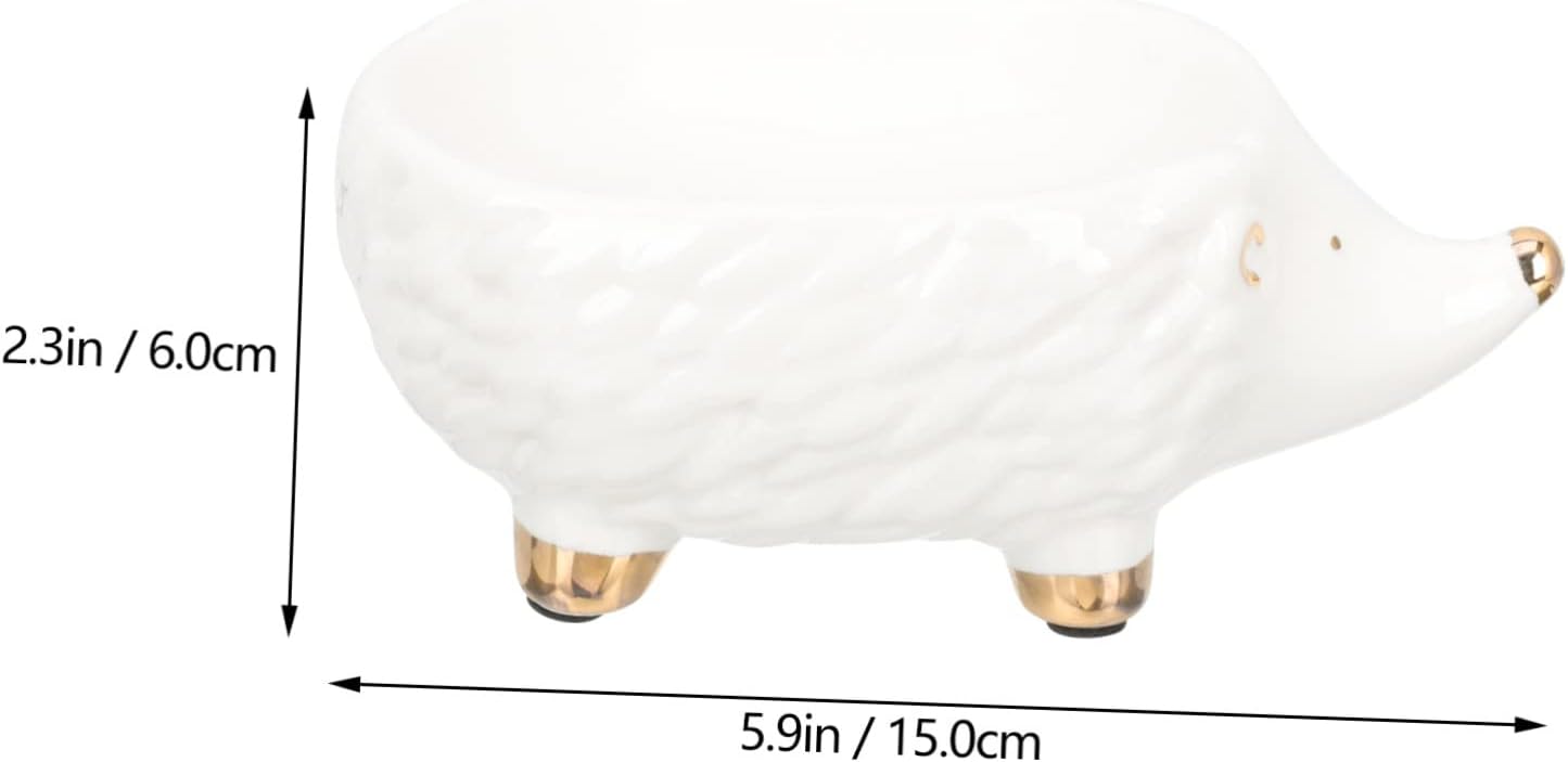Ceramic Cartoon Animal Soap Holder for Bathroom
