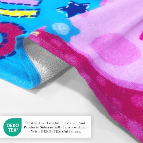 Sassoon Cotton Kids Bath Towel Pink 400 GSM