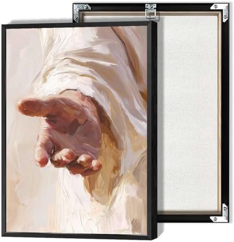 Hand Of Jesus Divine Mercy Framed Poster 12x16in