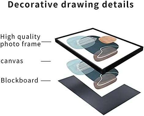 MPLONG 3 Piece Framed Abstract Wall Art Set