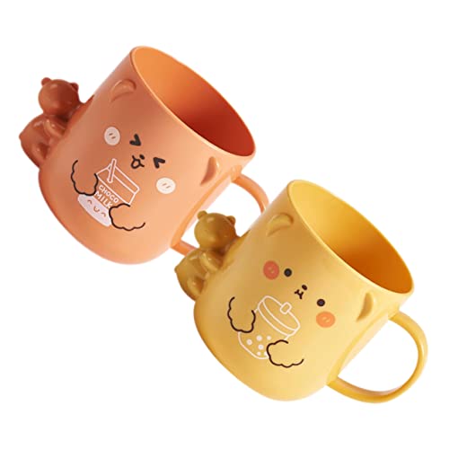 Mobestech Cute Simple Bath Mug for Kids Toothbrush Cup