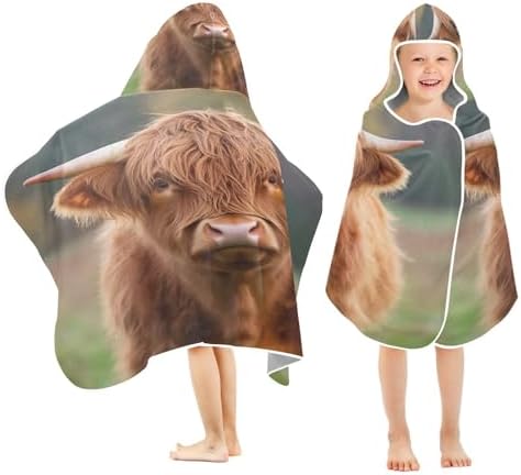 Kigai Kids Hooded Bath Towel Soft Absorbent 50x235 Inch