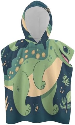 Cute Dinosaur Kids Hooded Bath Towel