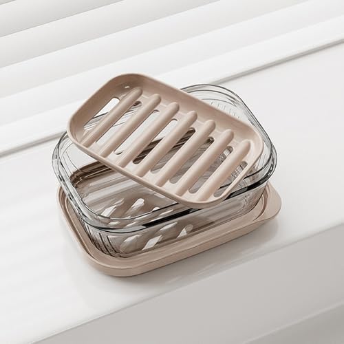 Travel Soap Case with Leakproof Lid and Drainage Tray