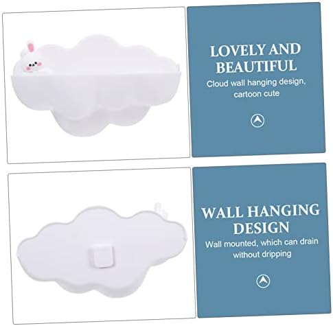 LIFKOME Non-Slip Bath Wall Soap Dish for Boys and Girls
