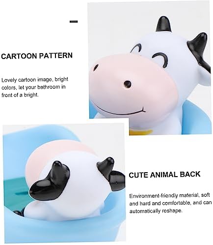Wakauto Cartoon Animal Soap Holder for Bathroom