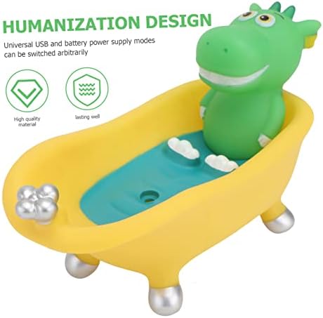 Summer Dinosaur Soap Box Bathtub Shape Holder for Kids