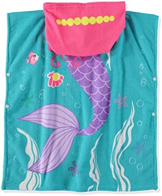 Wippette Mermaid Hooded Beach Towel for Kids 2-3T