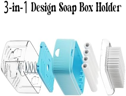 Foaming Soap Box with Roller and Sponge Holder