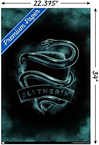 Trends International Harry Potter Slytherin Magic Wall Poster