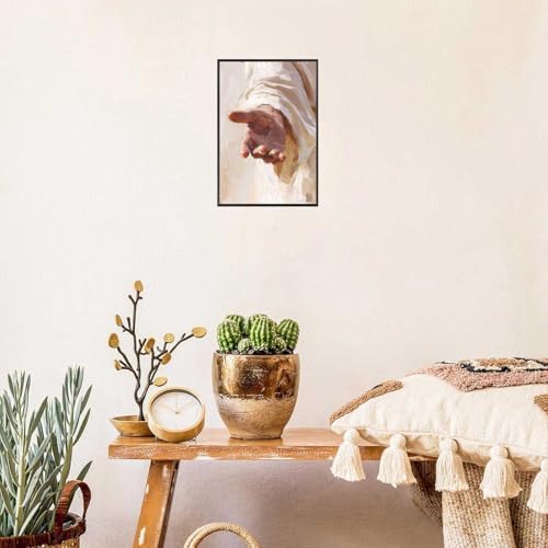 Hand Of Jesus Divine Mercy Framed Poster 12x16in
