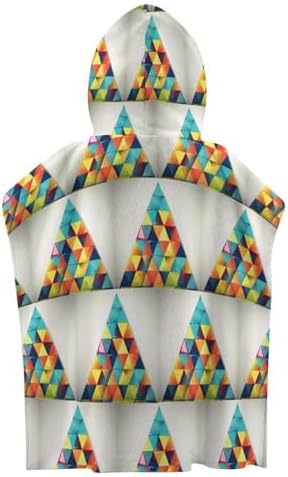 Colorful Kids Hooded Bath Towel with Hood