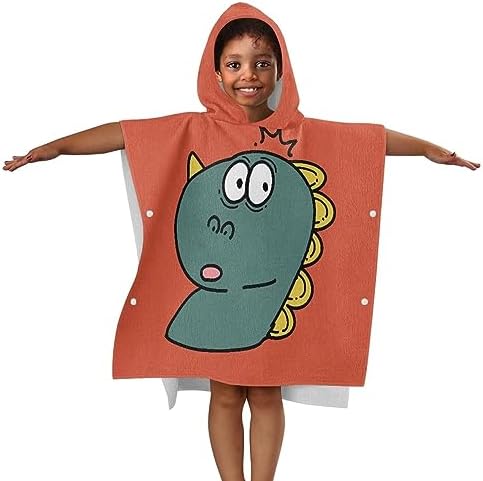 Goronwyfloyd Dinosaur Hooded Bath Towel for Kids