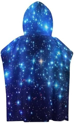 Galaxy Stars Kids Hooded Bath Towel
