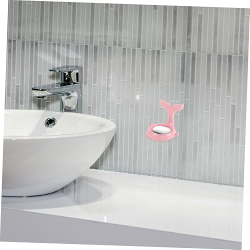 Bathroom Storage Rack with Cartoon Design No Drill Mount