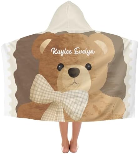 Deven Cute Cartoon Hooded Bath Towel for Kids