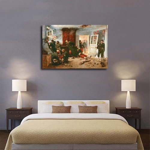 The Last Bullet Poster Canvas Art 20x30inch Unframed