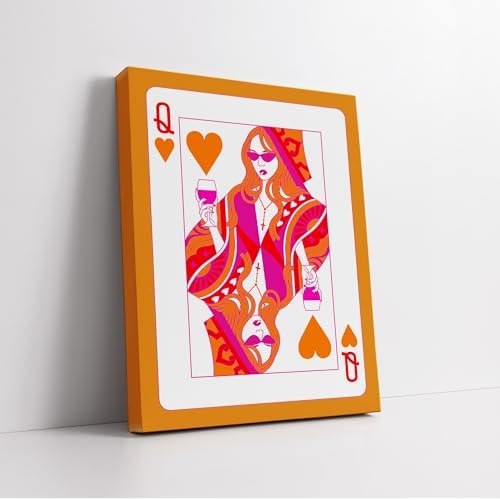 Poster Master Queen Of Hearts Canvas Print