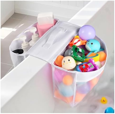 DragoBud Saddle Shape Bath Toy Organizer 2 Compartments