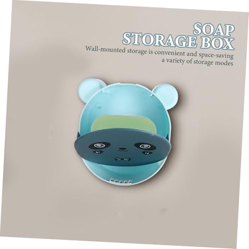 Stylish Wall-Mounted Cartoon Soap Holder for Bathroom
