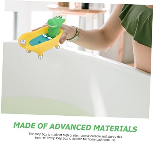 Luxshiny Dinosaur Soap Dish for Kids
