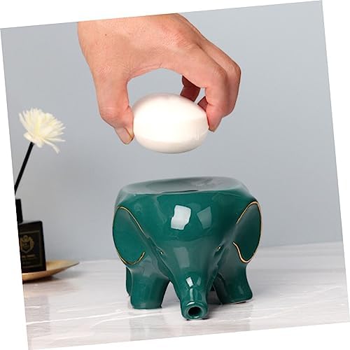 1pc Nordic Elephant Soap Holder Artistic Drain Soap Dish