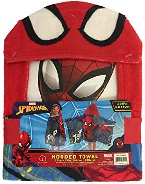 Jay Franco Kids Hooded Towel Spiderman