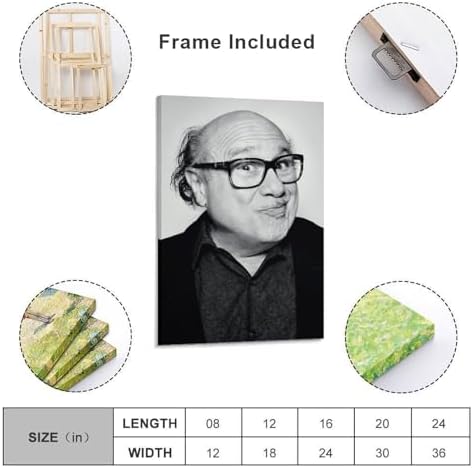 Danny DeVito Actor Poster Frame-style 12x18inch
