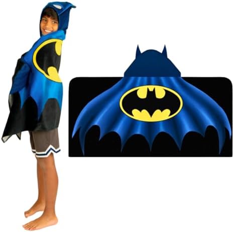 Batman Kids Hooded Bath Towel Wrap 24x50