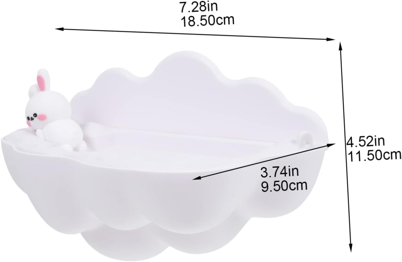 LIFKOME Non-Slip Bath Wall Soap Dish for Boys and Girls