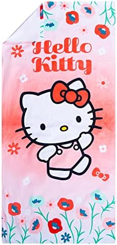 Franco Hello Kitty Cotton Beach Towel 58x28
