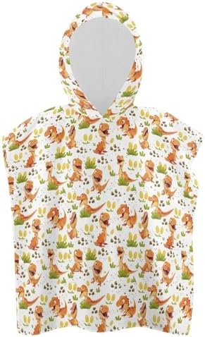 Multi Cute Dinosaur Kids Bath Towel Hooded Cape