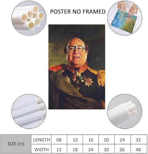 Danny Devito Art Print 24x36 Inch Unframed Poster