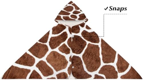 Giraffe Pattern Kids Bath Towel 24x50 Inch
