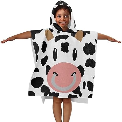 Goronwyfloyd Cow Children Hooded Bath Towel