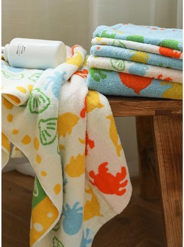 LilRoot Sea Animals Bath Towels Set - 3 Pack
