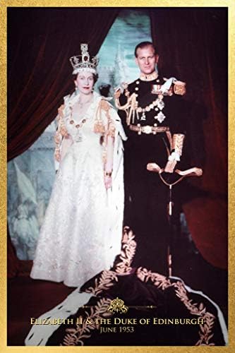 Queen Elizabeth II Coronation Wall Art Print 16x24