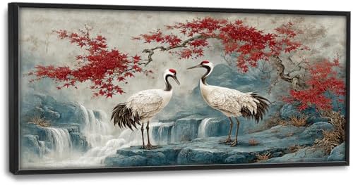 Lunavix 30 x 60 Large Crane Wall Art