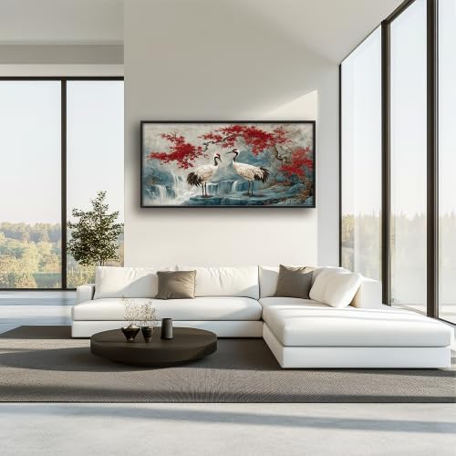Lunavix 30 x 60 Large Crane Wall Art