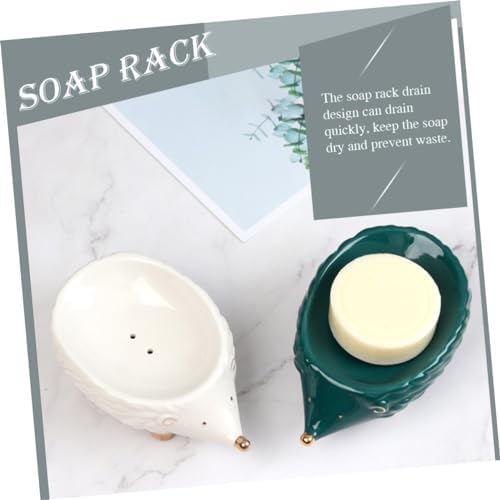 Nordic Style Ceramic Soap Holder Hedgehog Design