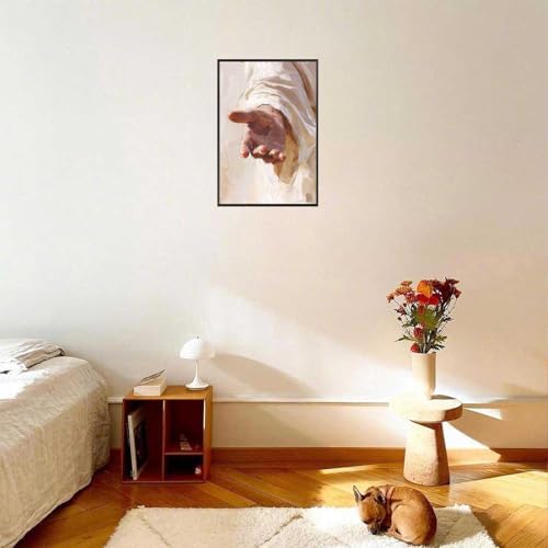 Hand Of Jesus Divine Mercy Framed Poster 12x16in