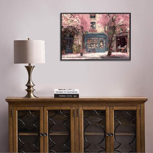 French Country Cherry Blossom Poster 24x36in Framed Decor