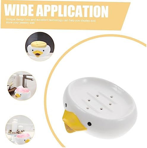 Ciieeo Ceramic Cartoon Soap Dish Adorable Holder