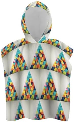 Colorful Kids Hooded Bath Towel with Hood
