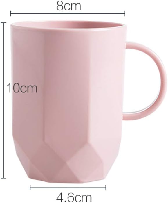 Simple Mouthwash Cup with Handle for Couples and Kids