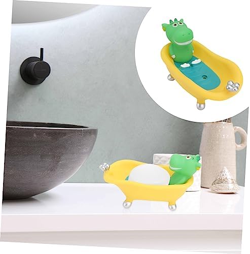 Luxshiny Dinosaur Soap Dish for Kids