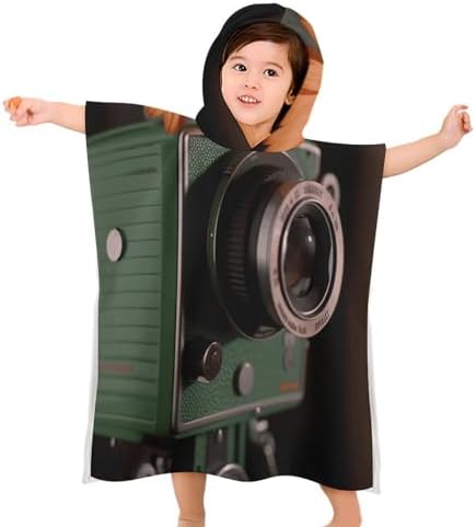 YTDRZ Kids Hooded Bath Towel with Flowers Print