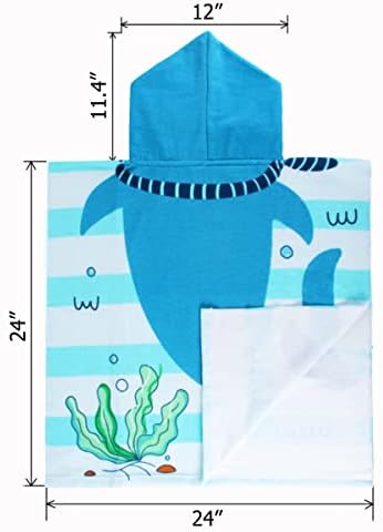 NovForth Toddler Hooded Beach Towel Poncho